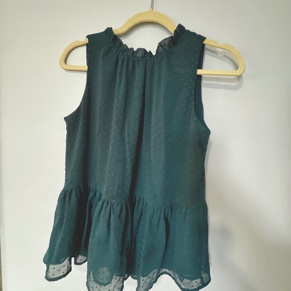 LOFT Ruffle Tank Top